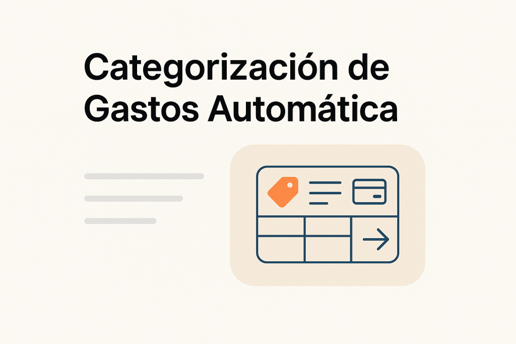 Categorizacion de Gastos&nbsp;Automatica